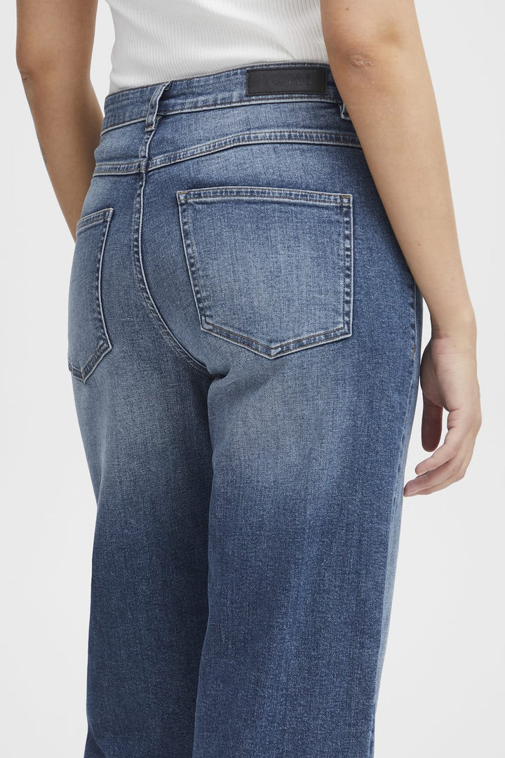 Medium Blue Full Length Jeans