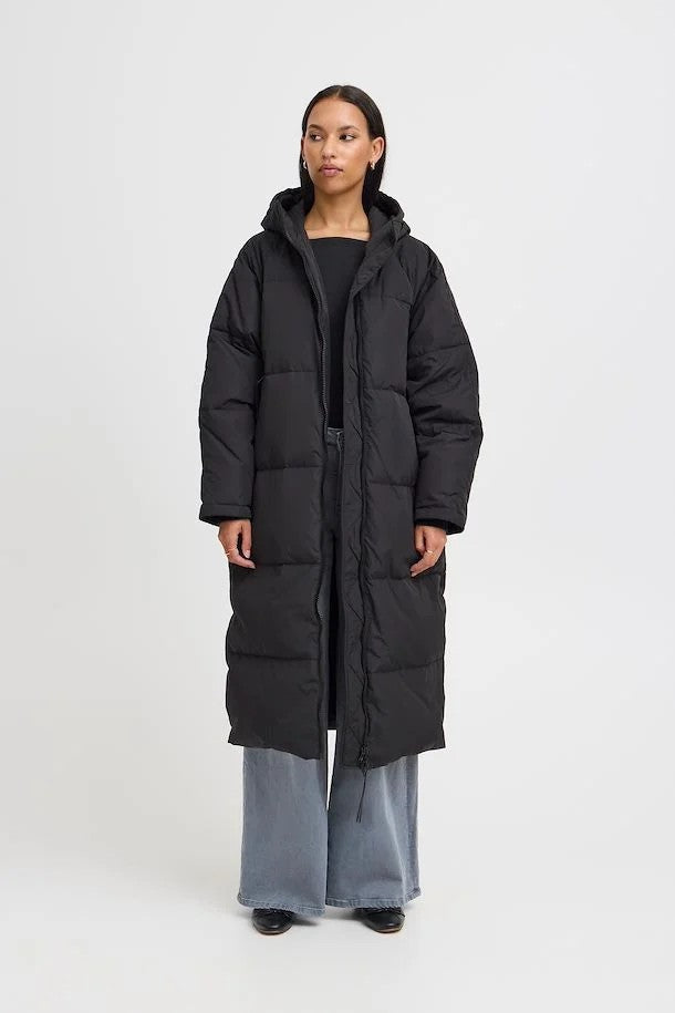 Black Puffa Jacket