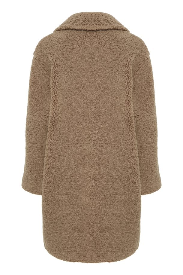 Teddy Bear Jacket in Desert Taupe