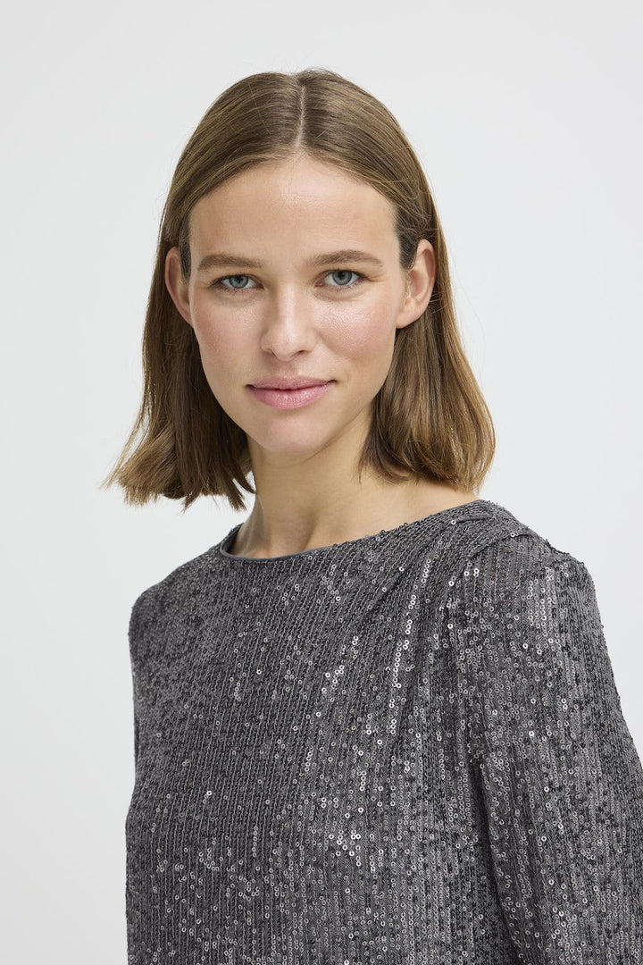 Grey Sparkly Dressu