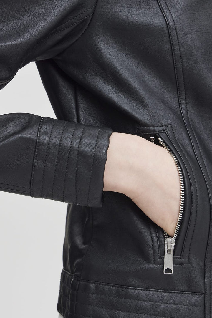 Black Biker Jacket