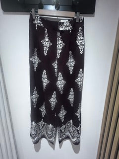 Stella Morgan Brown and cream floral trousers