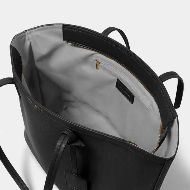 Travel tote in black