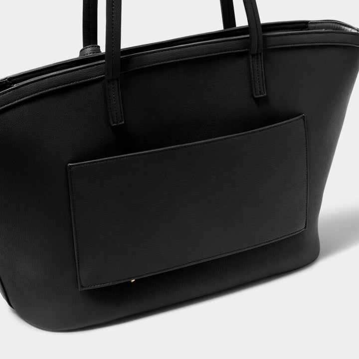 Travel tote in black