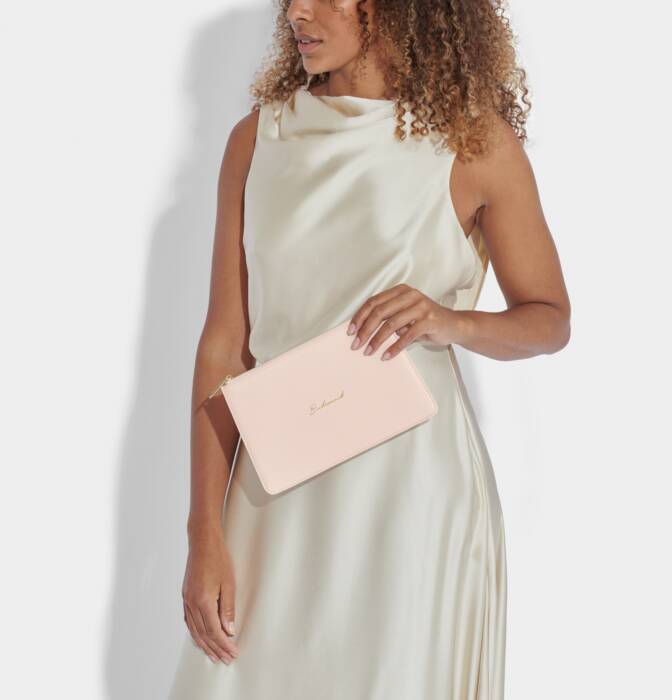 Bridesmaid sentiment pouch