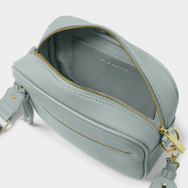 Hallie cross body bag medium in Duck egg blue