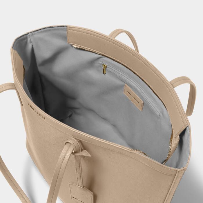 Travel tote light taupe
