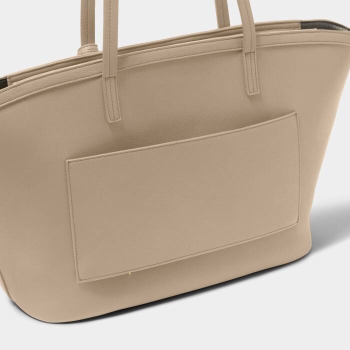 Travel tote light taupe