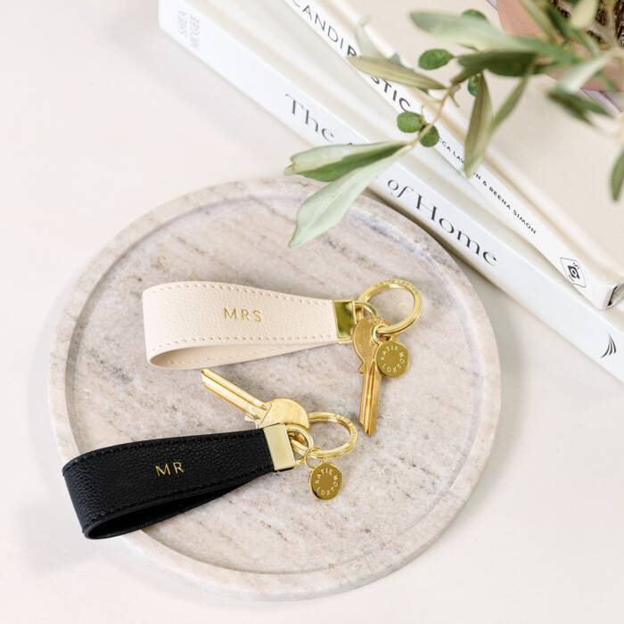 Mr and Mrs boxed keyring