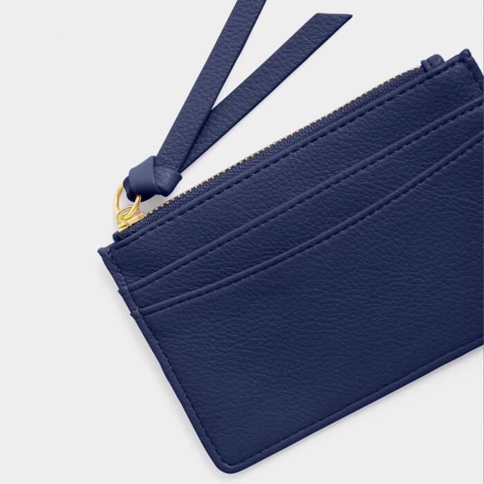 Midnight blue Hallie Coin and card holder