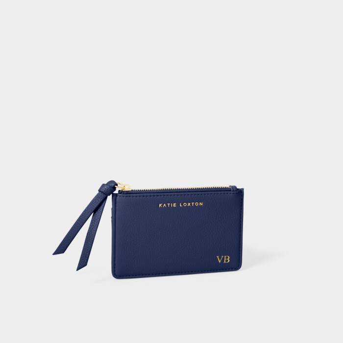 Midnight blue Hallie Coin and card holder