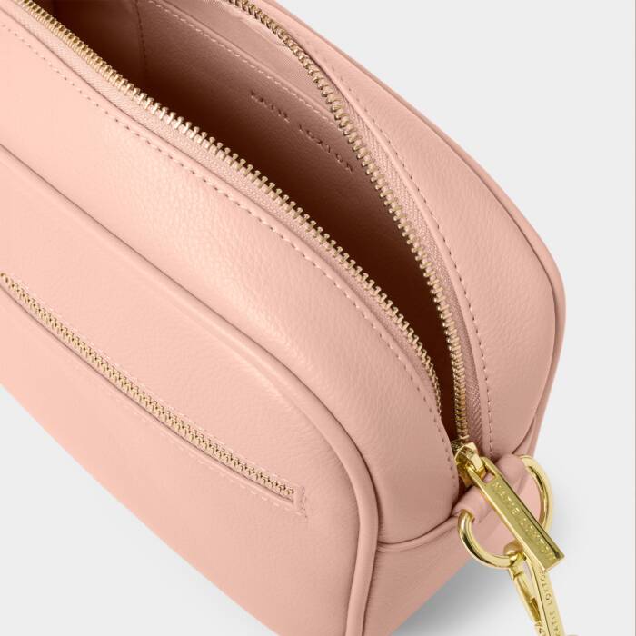 Hallie cross body bag in blossom pink