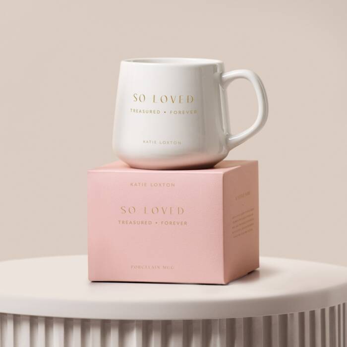 So loved  porcelain mug