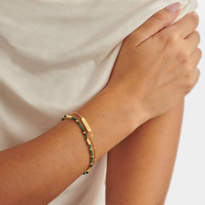 May birthday stone bracelet