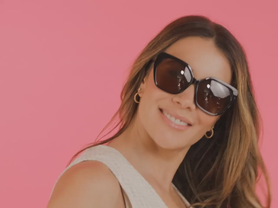Sunglasses Polarised 'Esme' Black (sale)