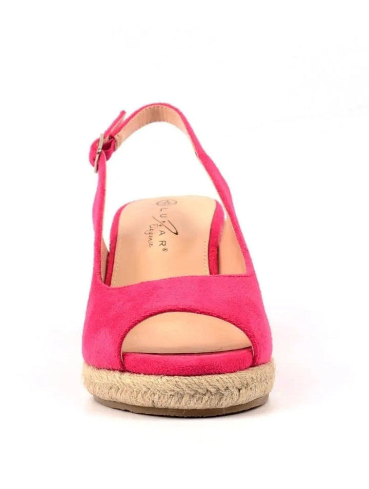 Pia Wedge Espadrille in Fuchsia from Lunar