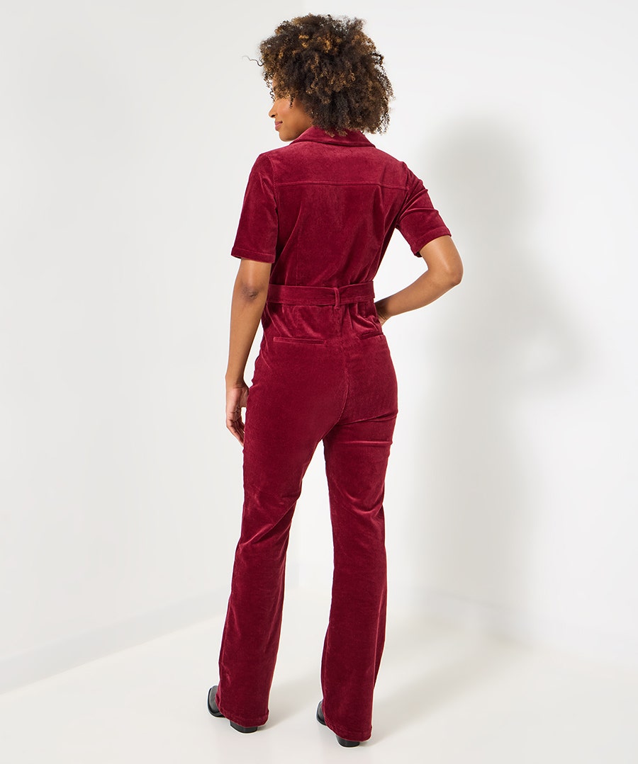 Pixie cord jumpsuit