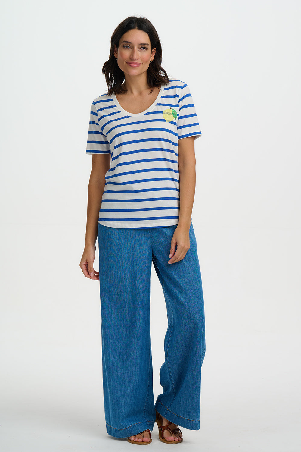 sugarhill Brighton Sylvie scoop neck t - shirt