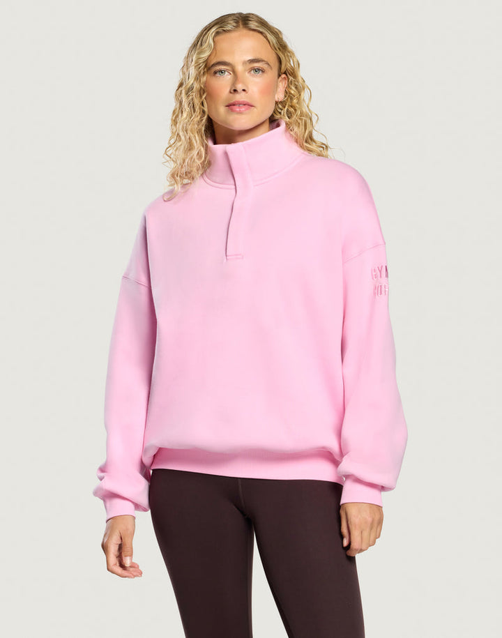 Collar Sierra Sweatshirt in Pink Blossom