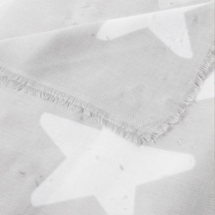 Silver and grey star Katie Loxton scarf
