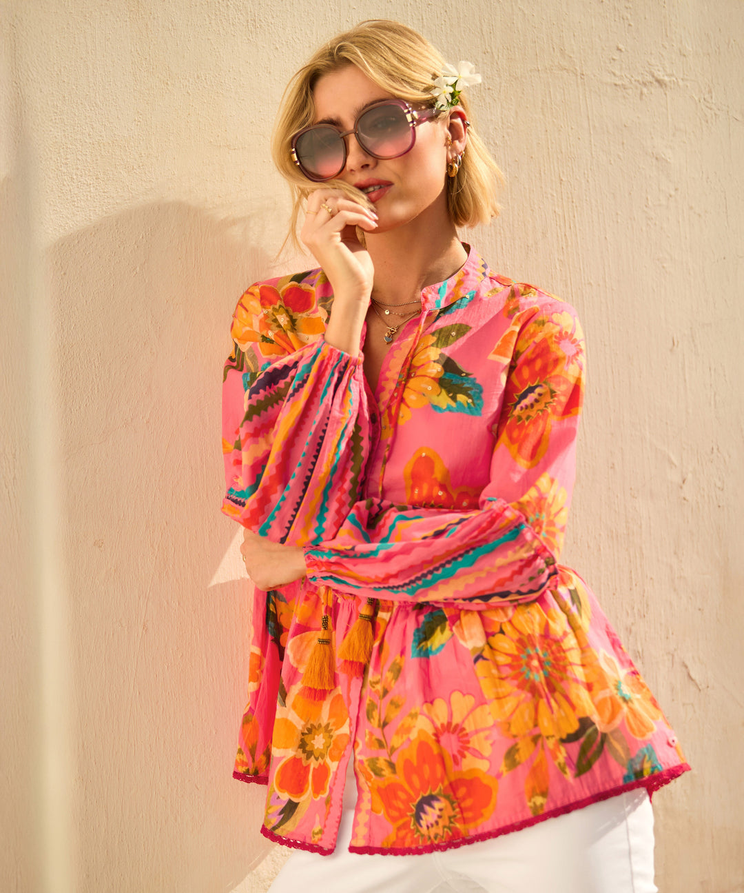 Sunshine Days Printed Top