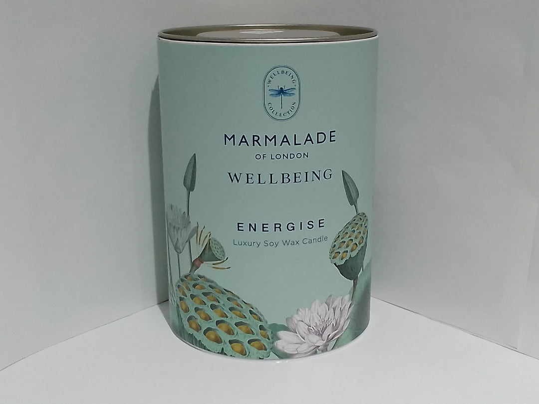 Marmalade of London candle. Well-being Energise