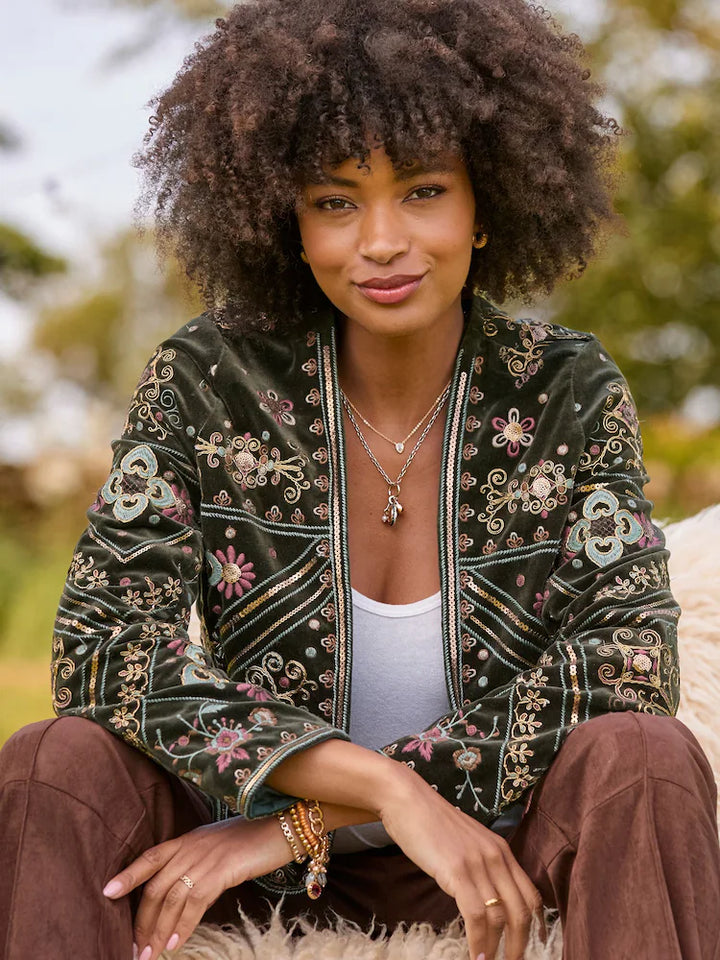 Joe Brown Bella Boutique Embroidered Edge To Edge Jacket