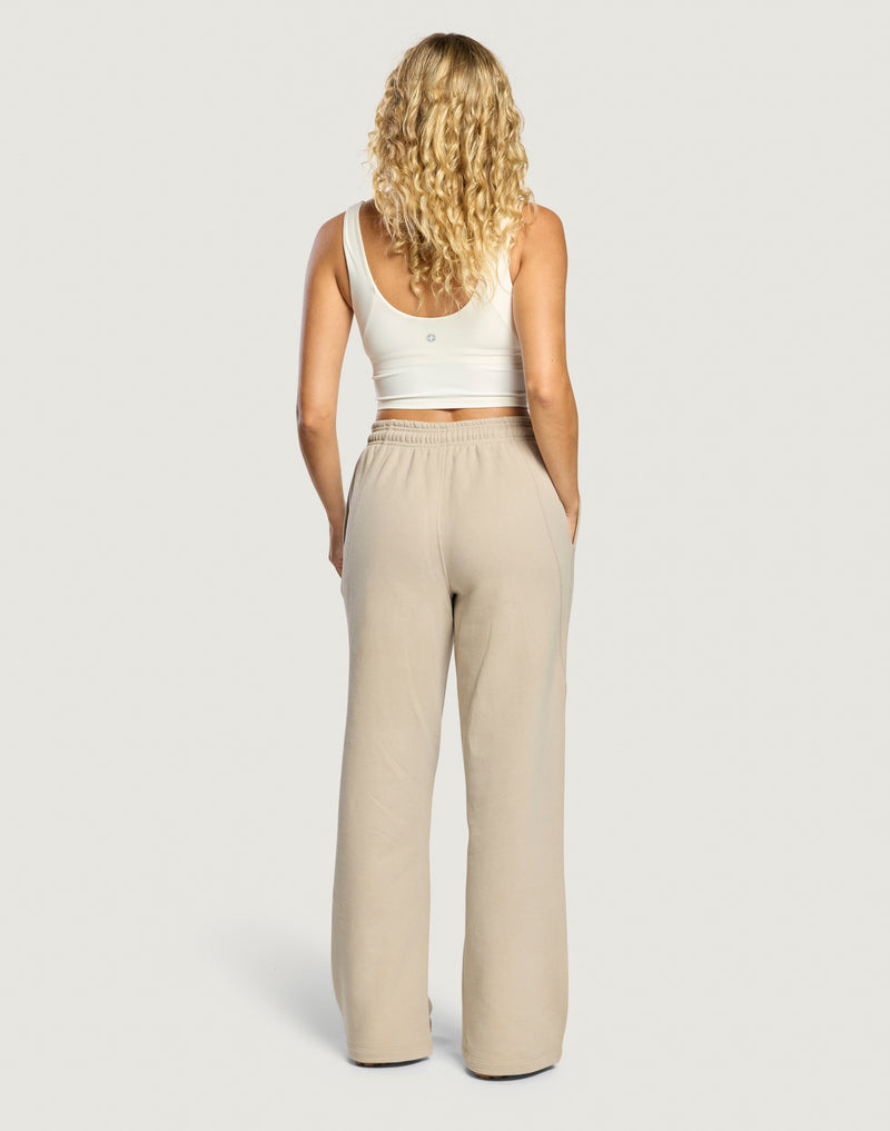 Wide Leg Joggers in Rich Taupe
£60.00