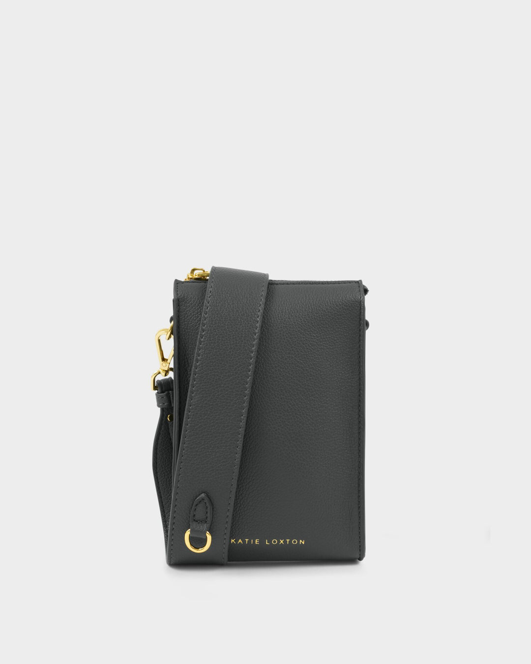 Avery slim cross body bag in Graphite
