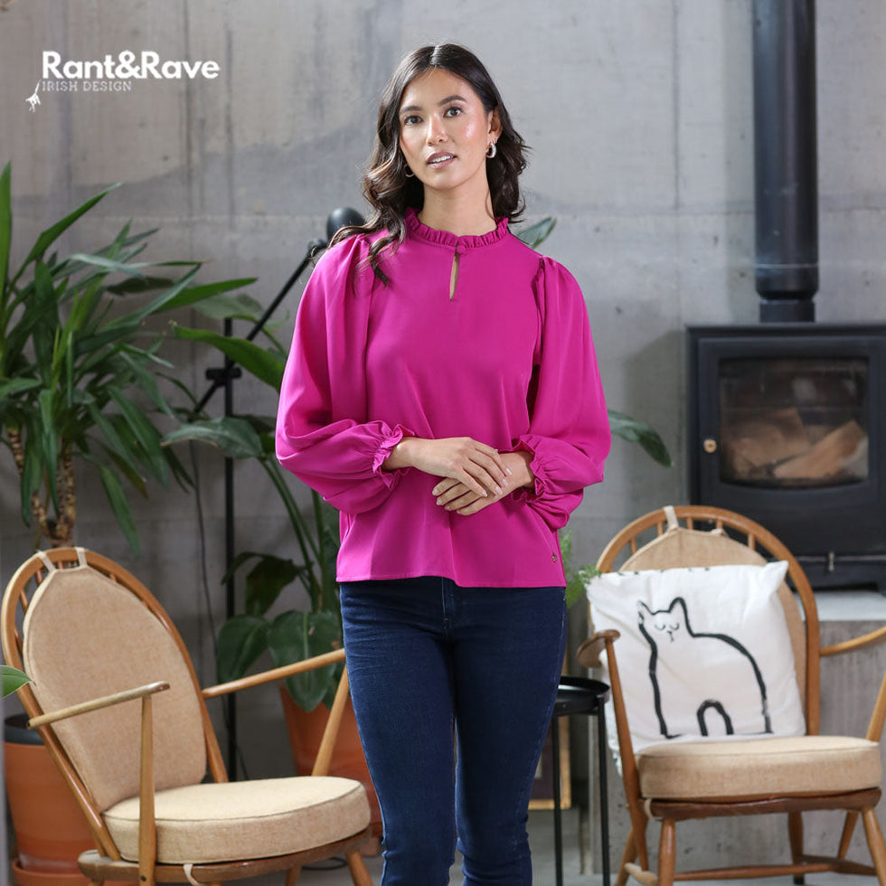 Rant & Rave Fee Top Magenta (sale)