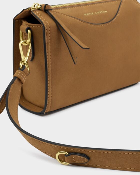 Alba Crossbody bag in Caramel