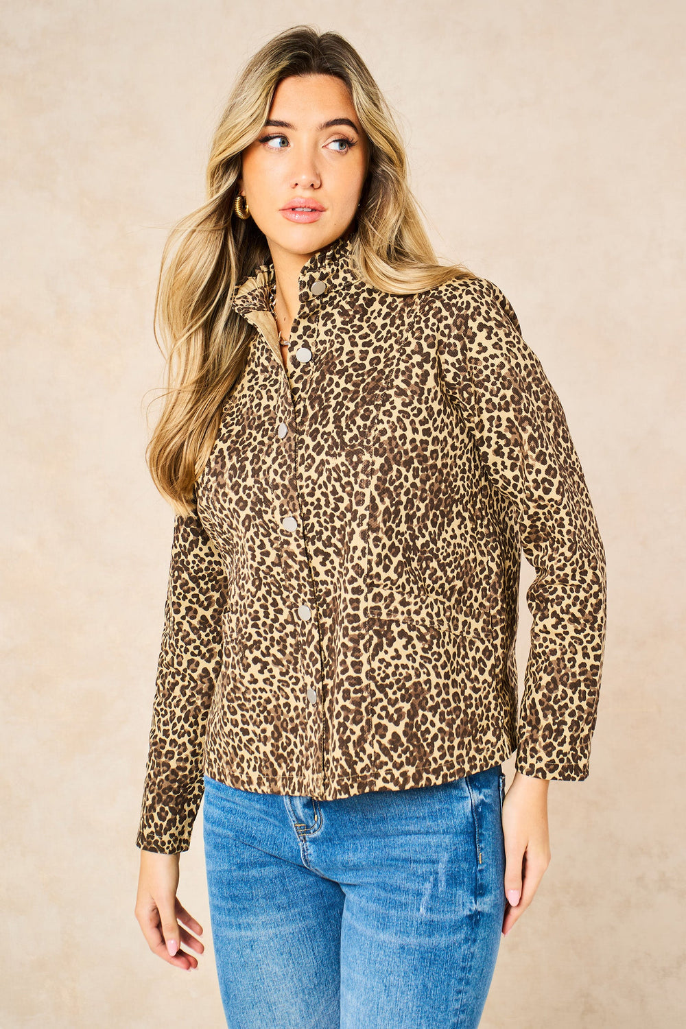 Animal print summer jacket