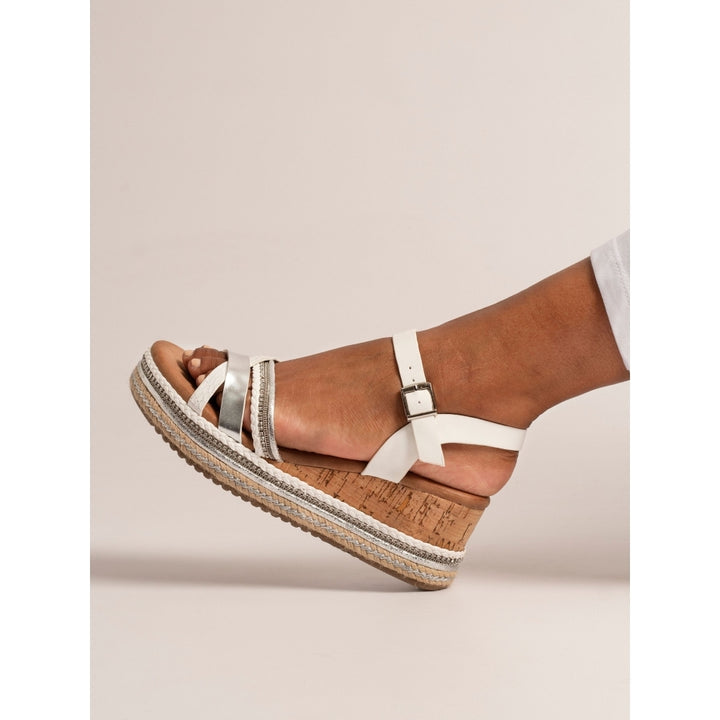 Donna silver sandal