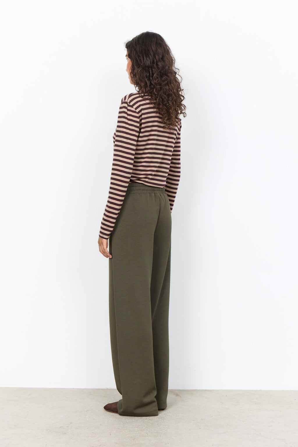 Soya concept Dark Green Lounge wear Trousers