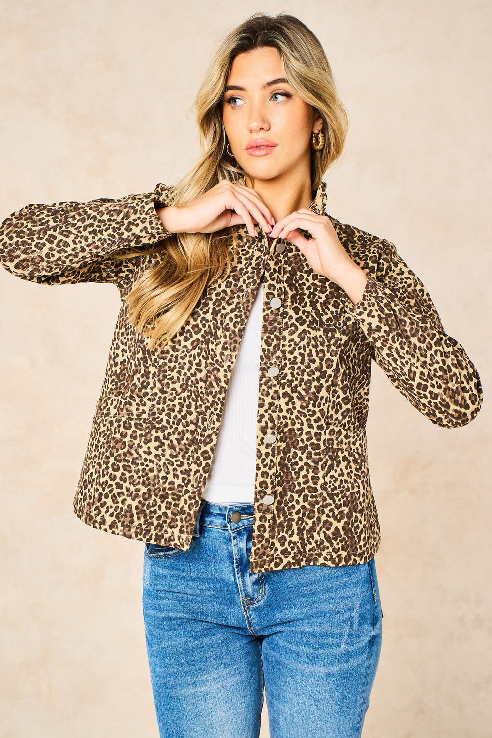 Animal print summer jacket