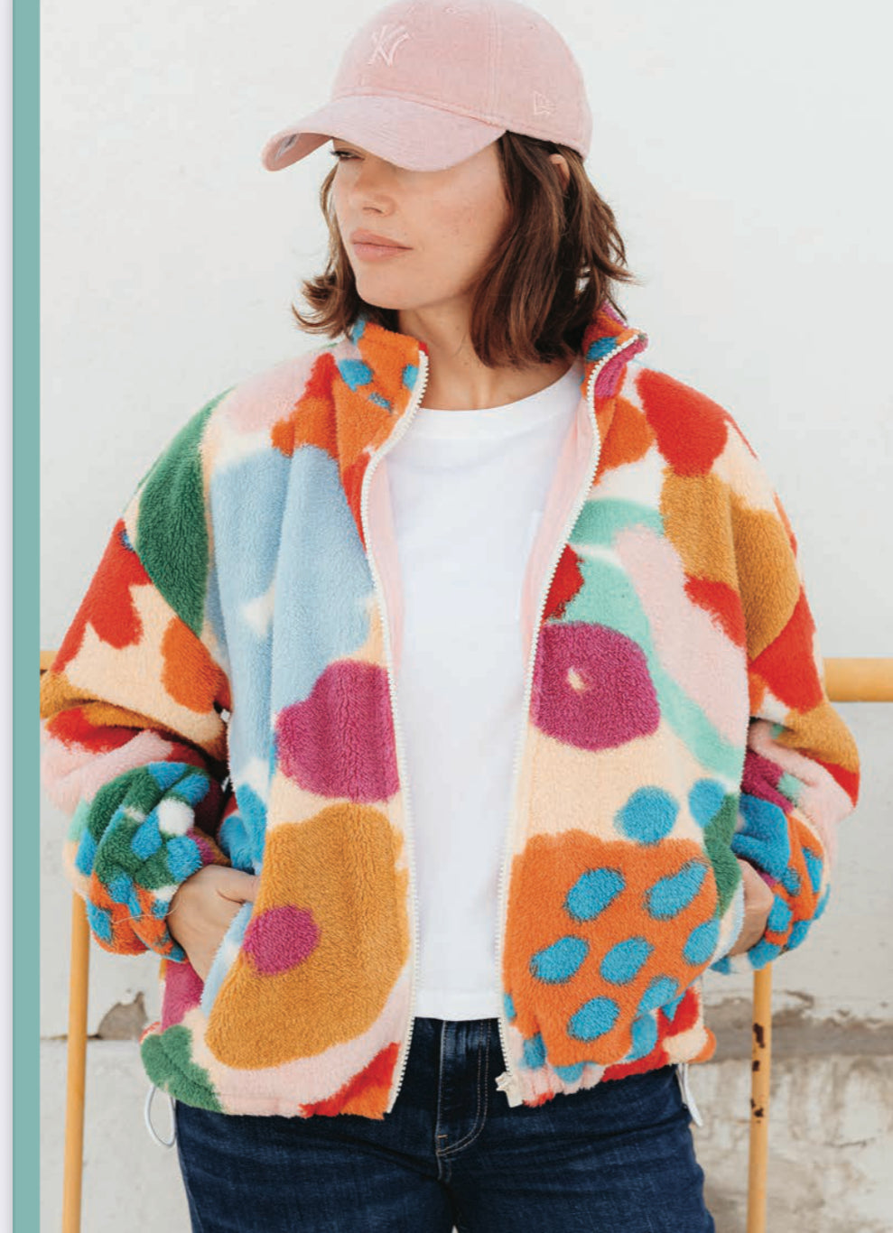 Abstract cosy Fleece