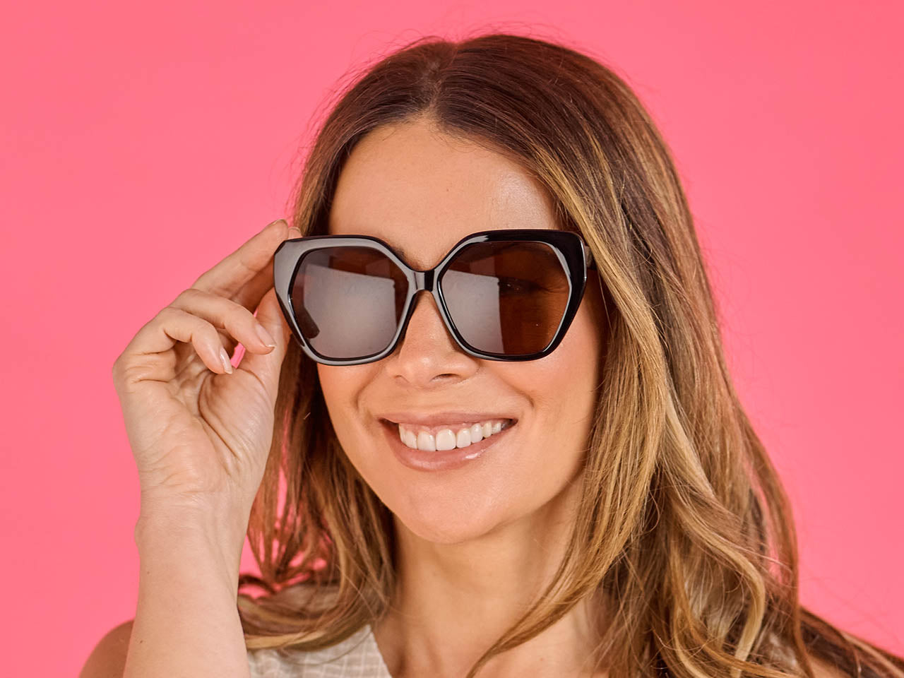 Sunglasses Polarised 'Esme' Black (sale)