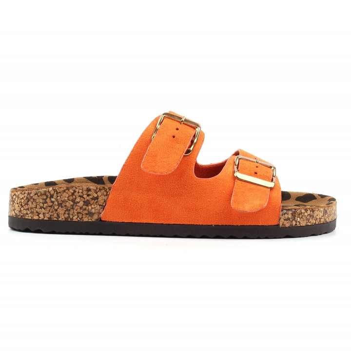 Pecan Orange Sandal