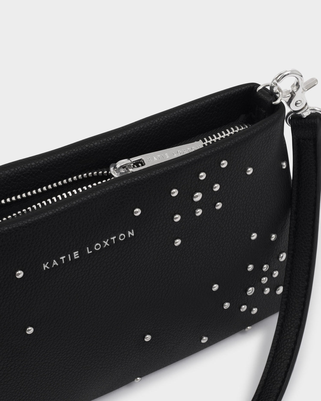 Nova studded wristlet pouch