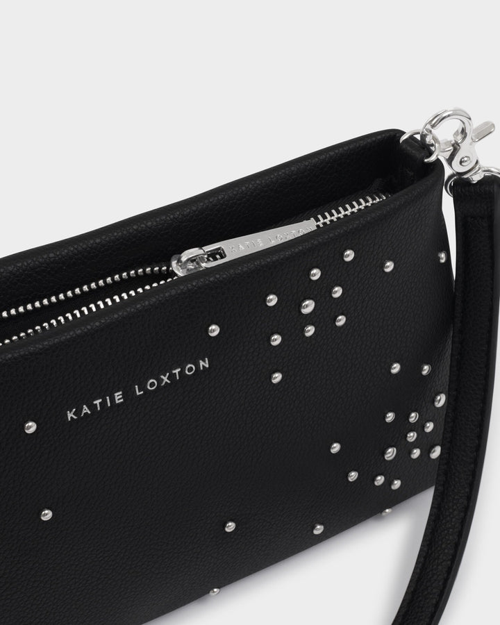 Nova studded wristlet pouch