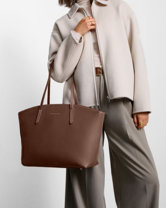 Harlyn work Tote bag in Chocolate