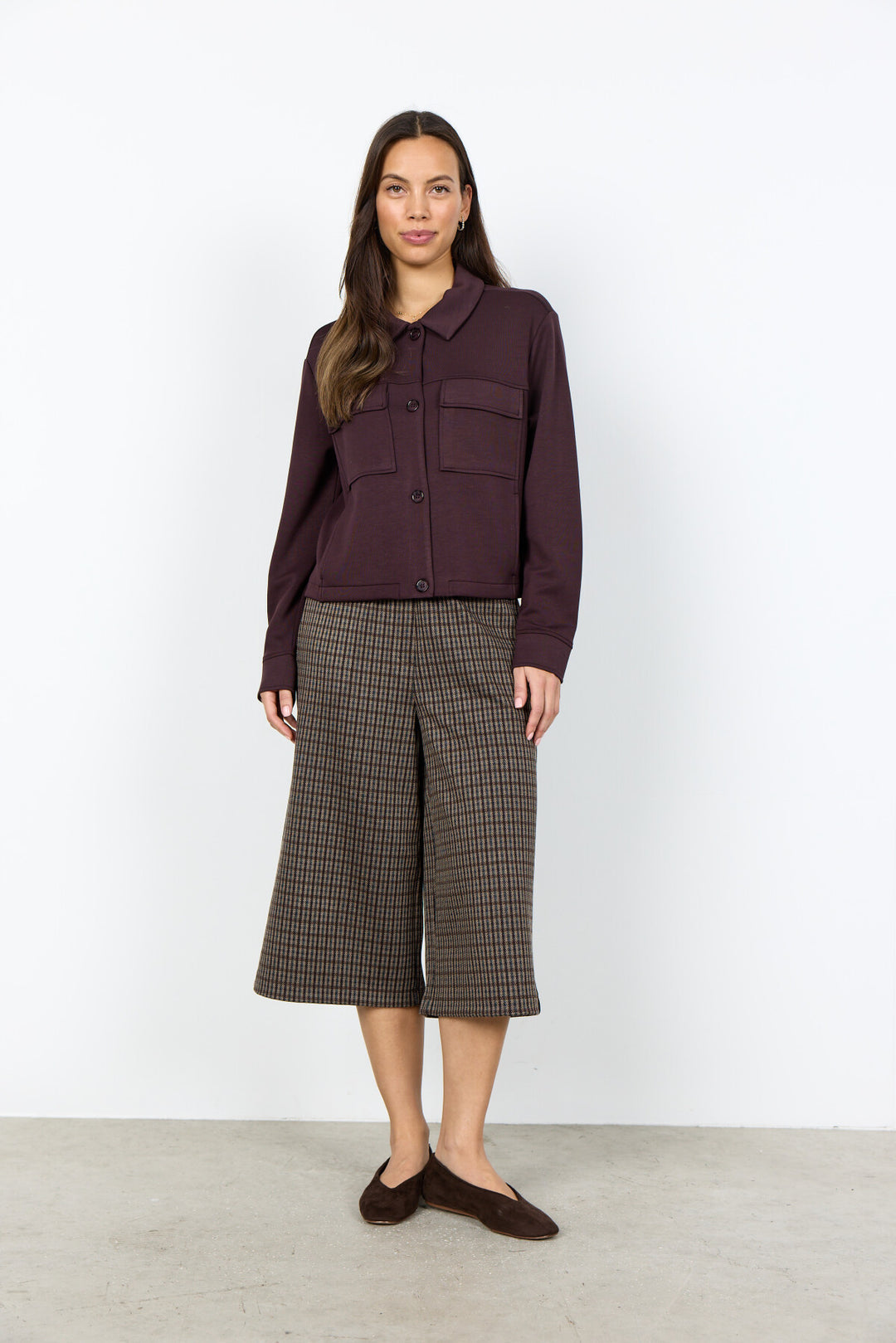 Soya concept Dark Plum cardigan