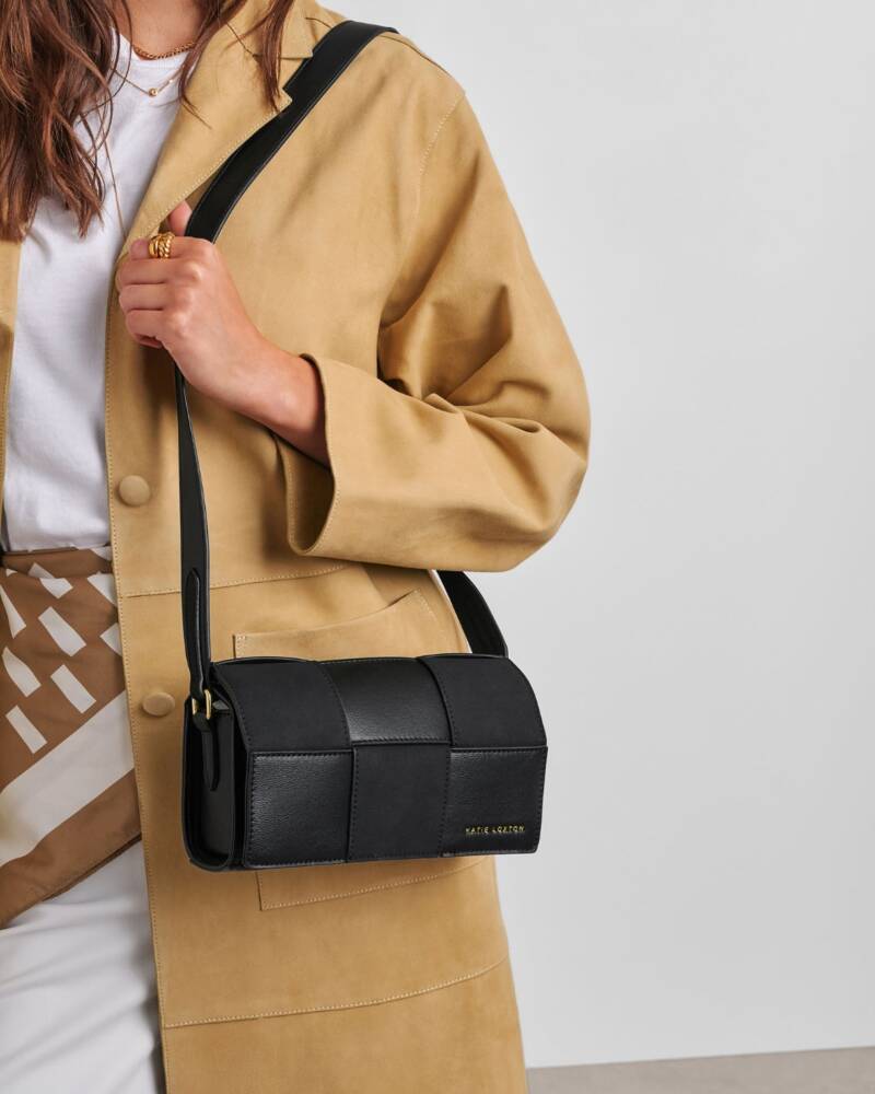 Taya Suedette Crossbody Bag

In Black