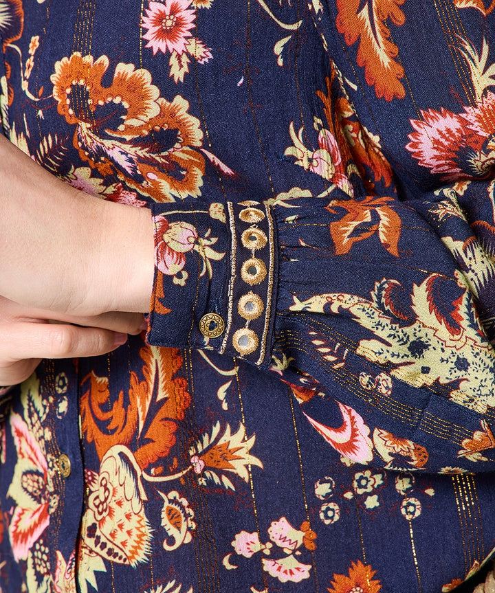 Isobella Mirror Trim blouse