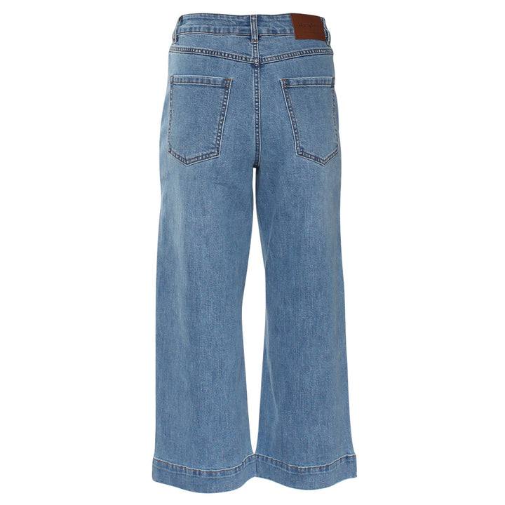 Etta Wide Leg Crop Jean Light denim wash