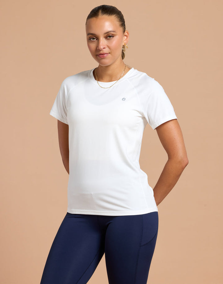 Relentless Tee in white