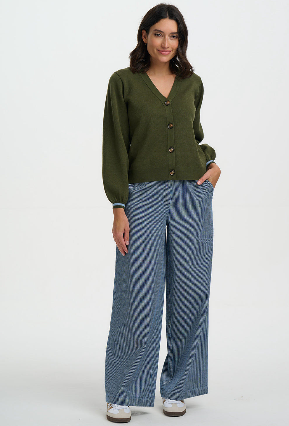 Khaki Leopard Print jungle knit