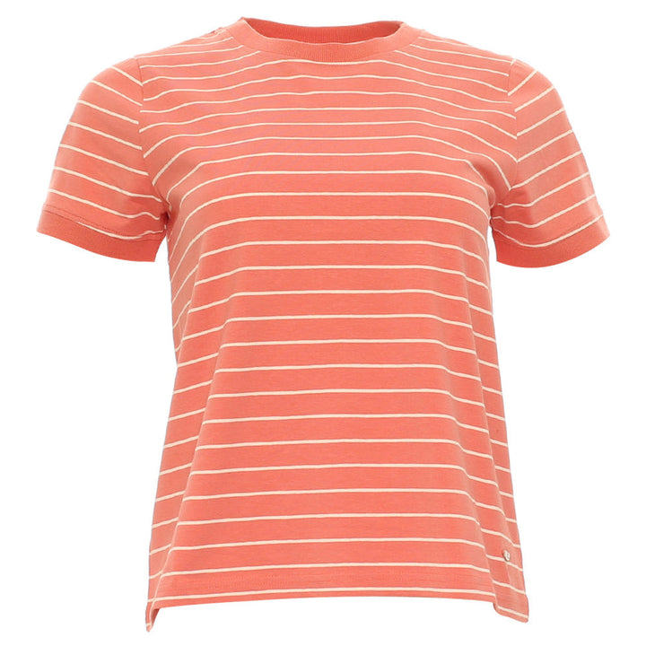Relax &amp; Renew Paula Stripe Tee Coral