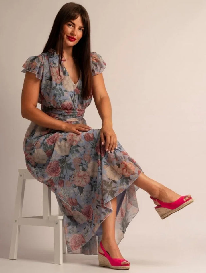 Pia Wedge Espadrille in Fuchsia from Lunar