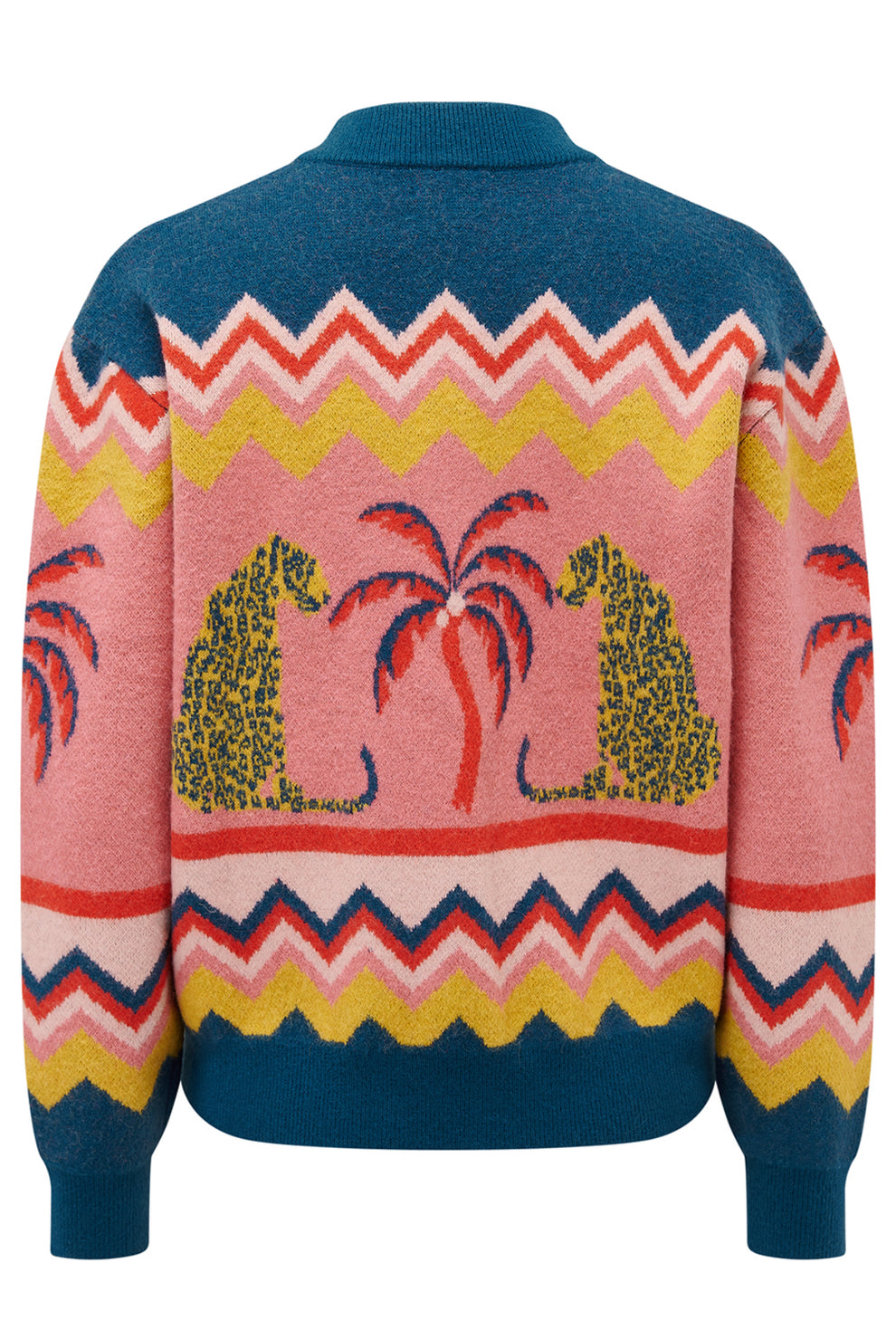 Solana Leopard & Palms Bomber